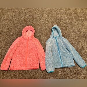 MTA Sport Pink and Blue Sherpa Jackets